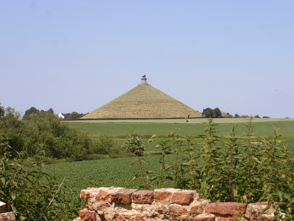 The Lion Mound (from the Hougoumont farm)